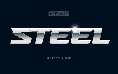 Headline Steel Font actionfont bolditalicfont dynamicfont fontshowcase racefont racingfont sportfont steelfont