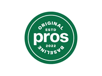 Pros Original Baseline branding graphic design logo