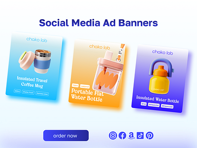 Meta Ads | Social Media Design | Banner | Amazon ad banner ad library amazon banner facebook ad flyer instagram ad instagram post social media social media banner social media post static ads