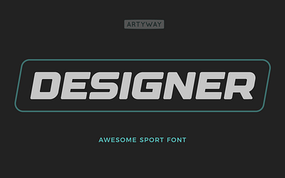 Headline Design Font automotivefont boldtypography car font gamimgfont gaming logo logodesign motor racefont racing sport sportfont type versatilefont