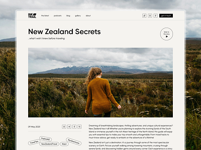InkTrail Travel Blog Design adventuretravel article blog designfortravel heroimage minimaldesign modernwebdesign responsivedesign storytelling travel travelblog travelwebsite typographydesign uiuxdesign userexperience visualstorytelling webdesigninspiration websitedesign webui