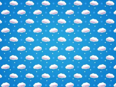 Vector Clound Pattern blue clound dots light pattern seamless sky vector white