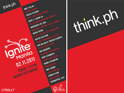 Ignite Manila Poster grey ignite manila poster red think think.ph