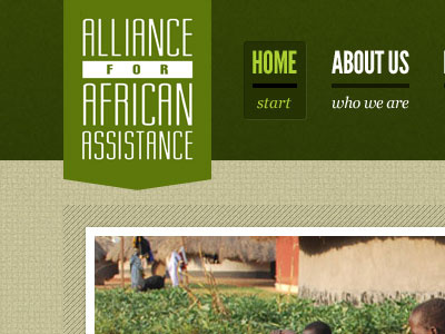 Alliance is Live brown green linen texture
