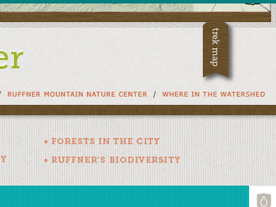 pull down map / breadcrumb breadcrumb map museo slab woodgrain