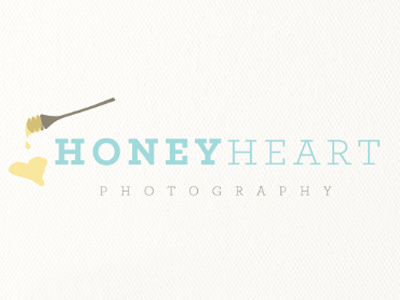 Honey Heart Photography archer branding logo