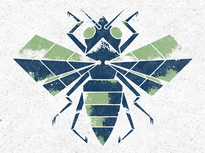 Bee Dejour bee icon illustration