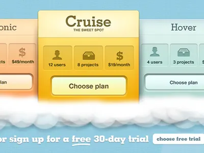 Plans screen for Copycopter.com