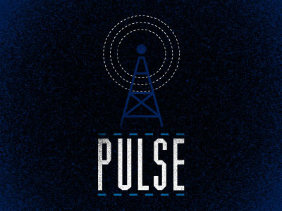 Pulse Logo Redesign black blue pulse