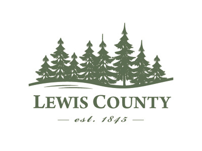 Lewis County Wa Logo Rendition branding classic government green logo trees