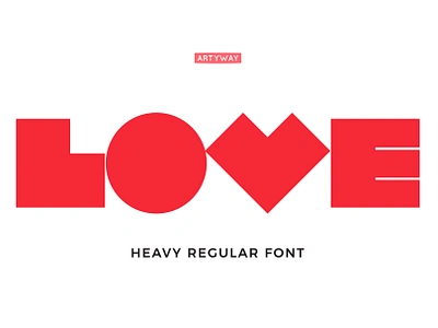 Thick Geometric Font bold font expressivefont fat font geometric font heavy font logo font thick font