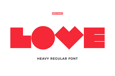 Thick Geometric Font bold font expressivefont fat font geometric font heavy font logo font thick font