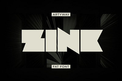 Fat Headline Font boldfont boldtypography fatfont font gamimgfont gaming geometric geometricfont heavyfont logo logodesign logofont logotype thickfont type