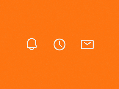 Icon explorations — 02 bell branding clock design exploration design system figma icon icon library icon system icons letter mail notification product design schedule symbol time ui ui icons ux