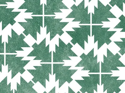Tree Pattern green pattern trees white