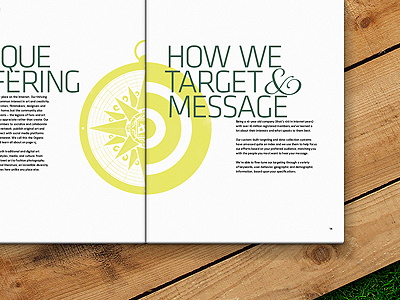 Booklet Sneak Peek booklet compass contest deviantart grass promo target typography wood