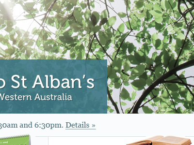 Church Website church layout museo website