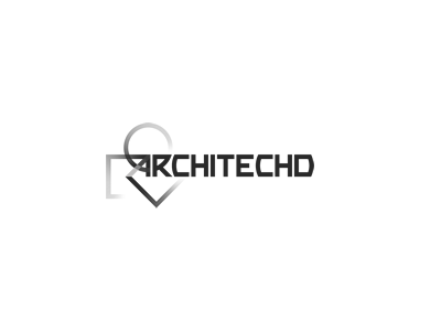 Architechd logo architect branding circle custom diagram diamond final logo monochrome sketch square type