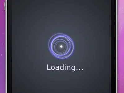 You are getting sleepy... dark iphone loading purple haze spinner toy