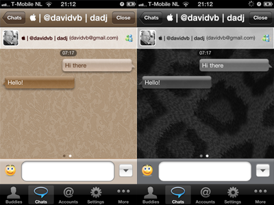 eBuddy 03 android chat ebuddy iphone ui ux