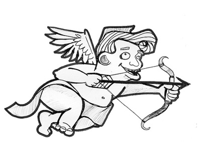 Cupid Doodle cupid valentines day