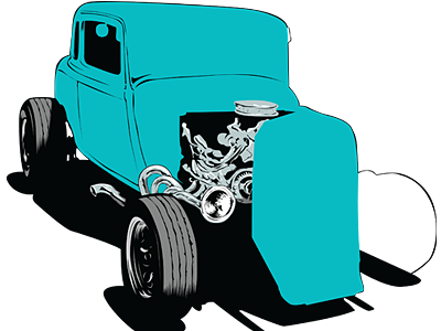 Hot Rod WIP illustration vector