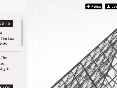 Black Spectacles Web Sneak black black and white grid blog chicago gray grayscale paris white