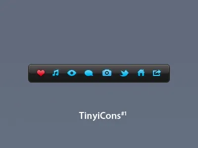 TinyiCons #1 button buttons icon icons ios pixel small tiny ui web