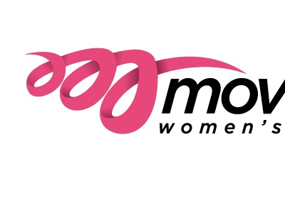 movement women's activewear logo design logo