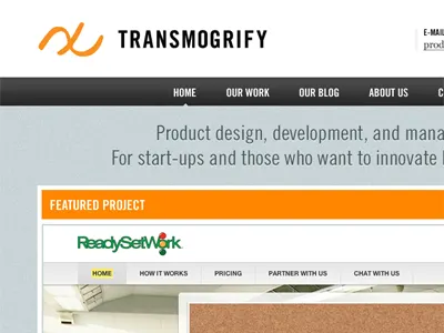 Working on a New Company Site company corporate logo