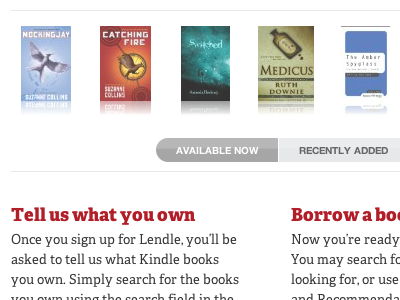 Lendle books grey kindle lendle red