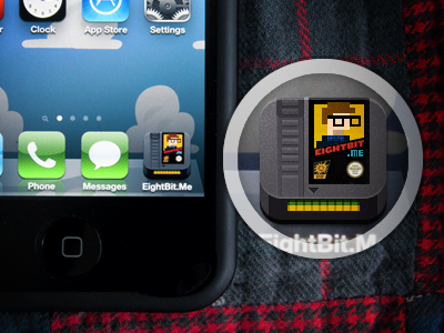Thanks for the feedback Dribbble! eightbit icon iphone nes