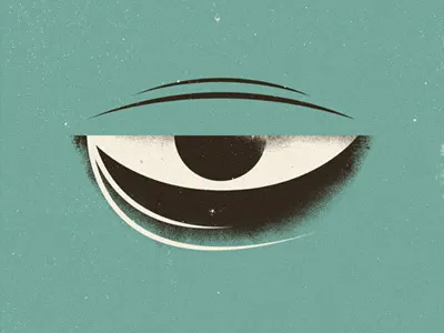 Tired... blue brown eye tired