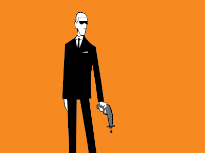 Like a boss illustration lazer