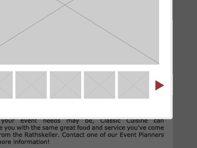 Rooms Gallery modal for the Rathskeller gallery grey jquery modal red wireframe