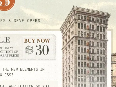 Majestic architecture art price tag texture web