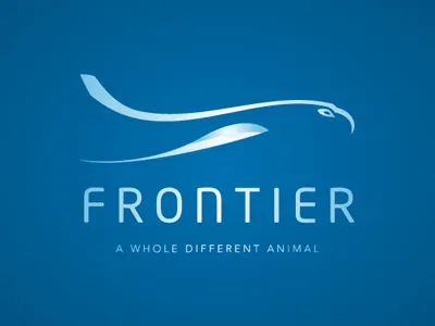 Frontier airline identity logo