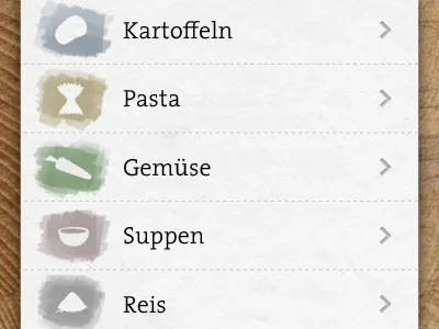 Navigation-Concept for iPhone Cooking App (scaled) icon illustration iphone