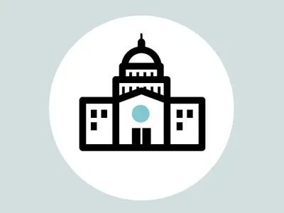 Government coolness iconography illustration