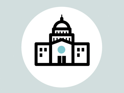 Government coolness iconography illustration