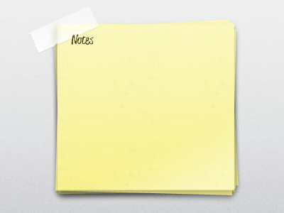Notes pad sticky note tape