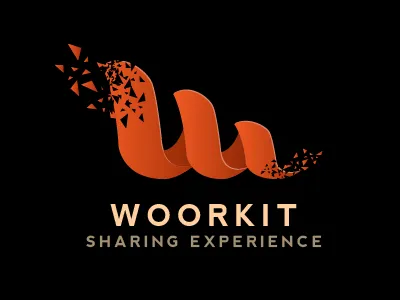 NEW LOGO CONCEPT calligraphy logo typography woorkit work it