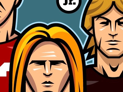 The Matthews family editorial illustration