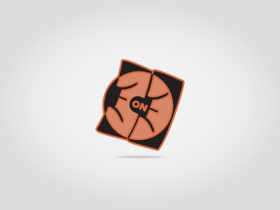 3 on 3 B-ball competition ball basketball black logo orange