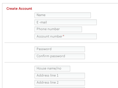 Create Account Page2 clean line password red web website white