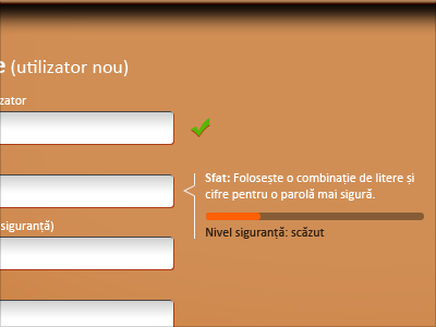 Parolă form password security ui web