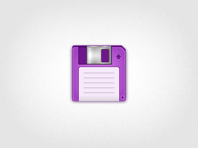 Disk disk purple retro vintage