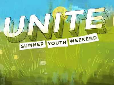 Summer design gotham hand drawn type illustration print