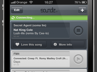 Soundzapp coming up very soon iphone retina soundz ui