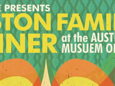 Dinner green orange texture